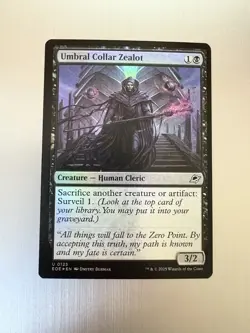 Umbral Collar Zealot - 123 - MTG: Edge of Eternities - Uncommon - FOIL - Image 1