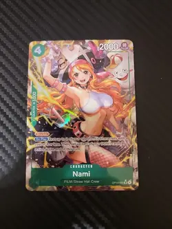 English One Piece Nami Alt Art OP14-031 The Azure Sea's Seven NM - Image 2