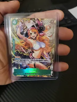 English One Piece Nami Alt Art OP14-031 The Azure Sea's Seven NM - Image 5