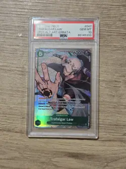 Trafalgar Law (047) (Parallel) OP01-047 Romance Dawn PSA 10 english - Image 1