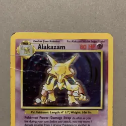 Pokemon Alakazam Holo Card Base set 1/102 HP - Image 2