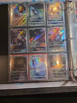 Pokemon Card Lot Binder V/VMAX IR Hits Ex 180 Cards NM Full Art - Image 2