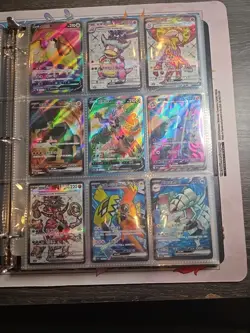 Pokemon Card Lot Binder V/VMAX IR Hits Ex 180 Cards NM Full Art - Image 5