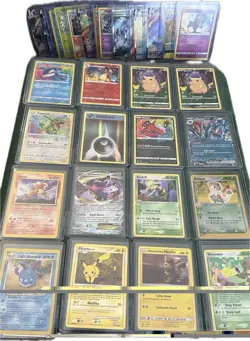 Pokemon TCG 34 Card Lot Vintage-Modern Holo/Reverse NM-HP Collection w/ Binder! - Image 1