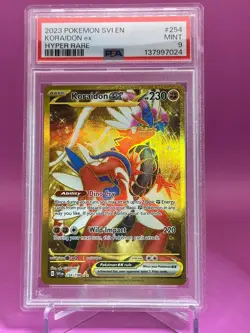 Koraidon EX Hyper Rare Holo Card 254/198 SV01 Scarlet & Violet Base Set PSA 9 - Image 1