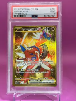Koraidon EX Hyper Rare Holo Card 254/198 SV01 Scarlet & Violet Base Set PSA 9 - Image 2