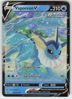 UR - 02 Holo Vaporeon V SWSH150 Promo SWSH: Sword & Shield Promo Cards - Image 1