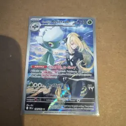 Pokemon Card Cynthias Roserade 184/182 Destined Rivals Illustration Near Mint - Image 1