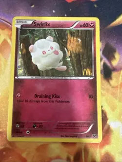 McDonald's Swirlix 9/12 2014 Pokemon Card - Image 1