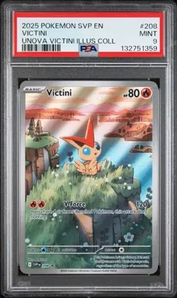 Victini SVP 208 - Pokemon - Black Star Promo Card - PSA 9 MINT - Image 1