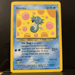 Horsea Neo Genesis 62/111 Pokemon Card TCG NM Miki Tanaka Vintage - Image 1