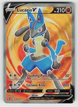 UR - 02 Holo Lucario V SWSH213 Promo SWSH: Sword & Shield Promo Cards - Image 1