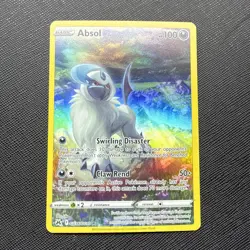 Pokemon TCG Absol Crown Zenith: Galarian Gallery Holo Ultra Rare Card GG16/GG70 - Image 1