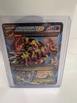 Pokemon TCG Groudon EX Full Art Holo Primal 240HP Standard Card - Image 1