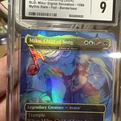 MTG Miku, Child of Song - Child of Alara RAINBOW FOIL Secret Lair 1599 CGC 9 🔥 - Image 2