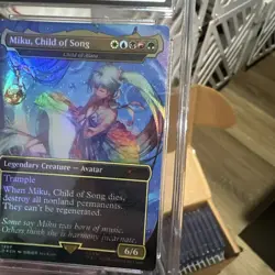 MTG Miku, Child of Song - Child of Alara RAINBOW FOIL Secret Lair 1599 CGC 9 🔥 - Image 4