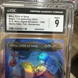 MTG Miku, Child of Song - Child of Alara RAINBOW FOIL Secret Lair 1599 CGC 9 🔥 - Image 5