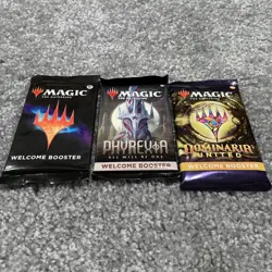 MTG ~ THREE Welcome Booster Packs Lot ~ Magic the Gathering x3 - Image 1
