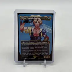 MTG - Tidus, Yuna's Guardian Regular BORDERLESS SHOWCASE FIC #205 Mythic! - Image 1