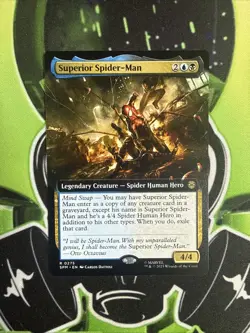 Superior Spider-Man R 0275 Extended Art Non-Foil Spider-Man MTG - Image 1