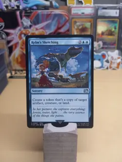 Relm's Sketching - Final Fantasy - NM - MTG Magic - Uncommon - Sorcery - Image 1