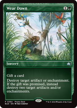 Wear Down [Bloomburrow Promos] Magic MTG - Image 1