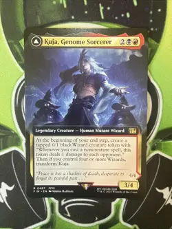 Kuja, Genome Sorcerer (Extended Art Rare) R 0497 Final Fantasy Mtg NM - Image 1