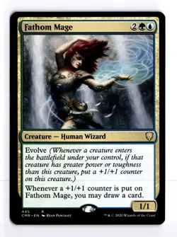 Fathom Mage 445 Commander Legends R MTG LP - Image 1