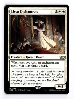 Mesa Enchantress 68 Commander: Duskmourn: House of Horror R MTG LP - Image 1