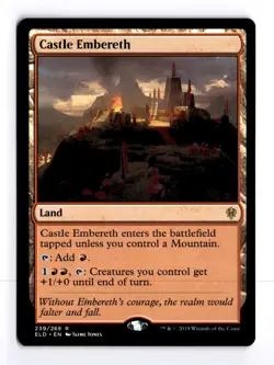 Castle Embereth 239 Throne of Eldraine R MTG LP - Image 1