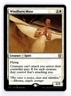 Windborn Muse 111 Commander 2021 R MTG LP - Image 1