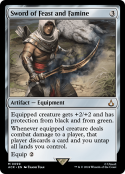 Sword of Feast and Famine [Assassin's Creed] Magic MTG - Image 1