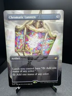 MTG RVR Ravnica Remastered Chromatic Lantern Anime Borderless Rare NM! - Image 1