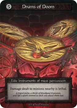 DRUMS OF DOOM NM! *SORCERY: CONTESTED REALM - BETA* - Image 1