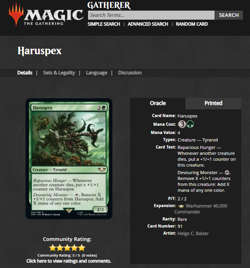 2022 MTG Magic the Gathering Warhammer 40k 40000 Surge Foil #91 Haruspex - Image 3