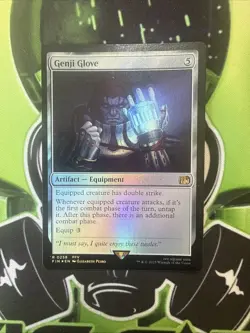 Genji Glove (Foil Rare) Final Fantasy FIN Magic MTG NM - Image 1