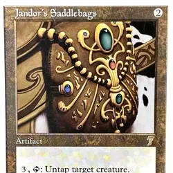 Jandor's Saddlebags - Reg - MTG - 7th Edition - 304/350 - RARE ~ LP - Image 1