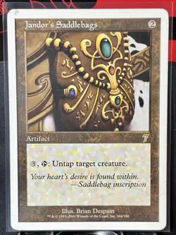 Jandor's Saddlebags - Reg - MTG - 7th Edition - 304/350 - RARE ~ LP - Image 2