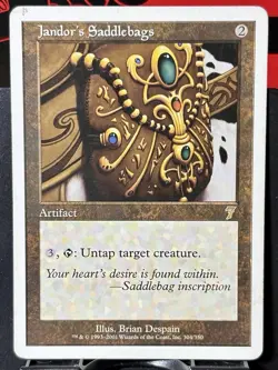 Jandor's Saddlebags - Reg - MTG - 7th Edition - 304/350 - RARE ~ LP - Image 3