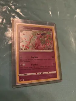 Espeon SWSH174 (Fusion Strike) Holo Promo Pokemon Card - Image 1