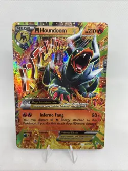 Mega Houndoom EX - 22/162 - Pokemon Breakthrough XY Ultra Rare Card LP - Image 1