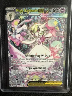 Pokemon Mega Gardevoir EX Holo TCG Card 178/132 Me01: Mega Evolution - Image 1