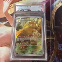 Pawmot 209/198 SV01: Scarlet & Violet Base Set Holo PSA Mint 9 Graded Pokemon - Image 1