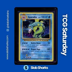2016 POKEMON XY EVOLUTIONS #34/108 GYARADOS HOLO RARE - Image 1
