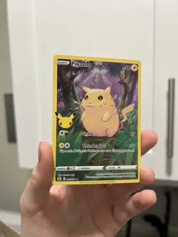 Pikachu 005/025 Full Art Holo Celebrations Pokemon TCG NM - Image 1