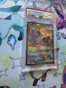 Pokemon Mega Kangaskhan ex Special Illustration Rare Holo Me01 182/132 PSA 10 - Image 5