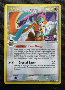Pokemon Deoxys 5/110 Reverse Holo Holon Phantoms STAMPED Normal Form 2006 NM - Image 1
