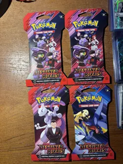 POKEMON TCG DESTINED RIVALS BOOSTER PACK LOT OF FOUR (4) FACTORY SEALED! RARE DR - Image 3