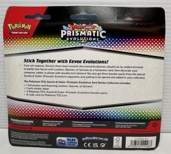 Pokemon Prismatic Evolutions Tech Sticker Collection Scarlet & Violet Glaceon - Image 3