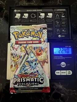 🔥1x 22.40 Gram🔥 Prismatic Evolutions Pack! Sealed! PRE S&V Pokemon - Image 1